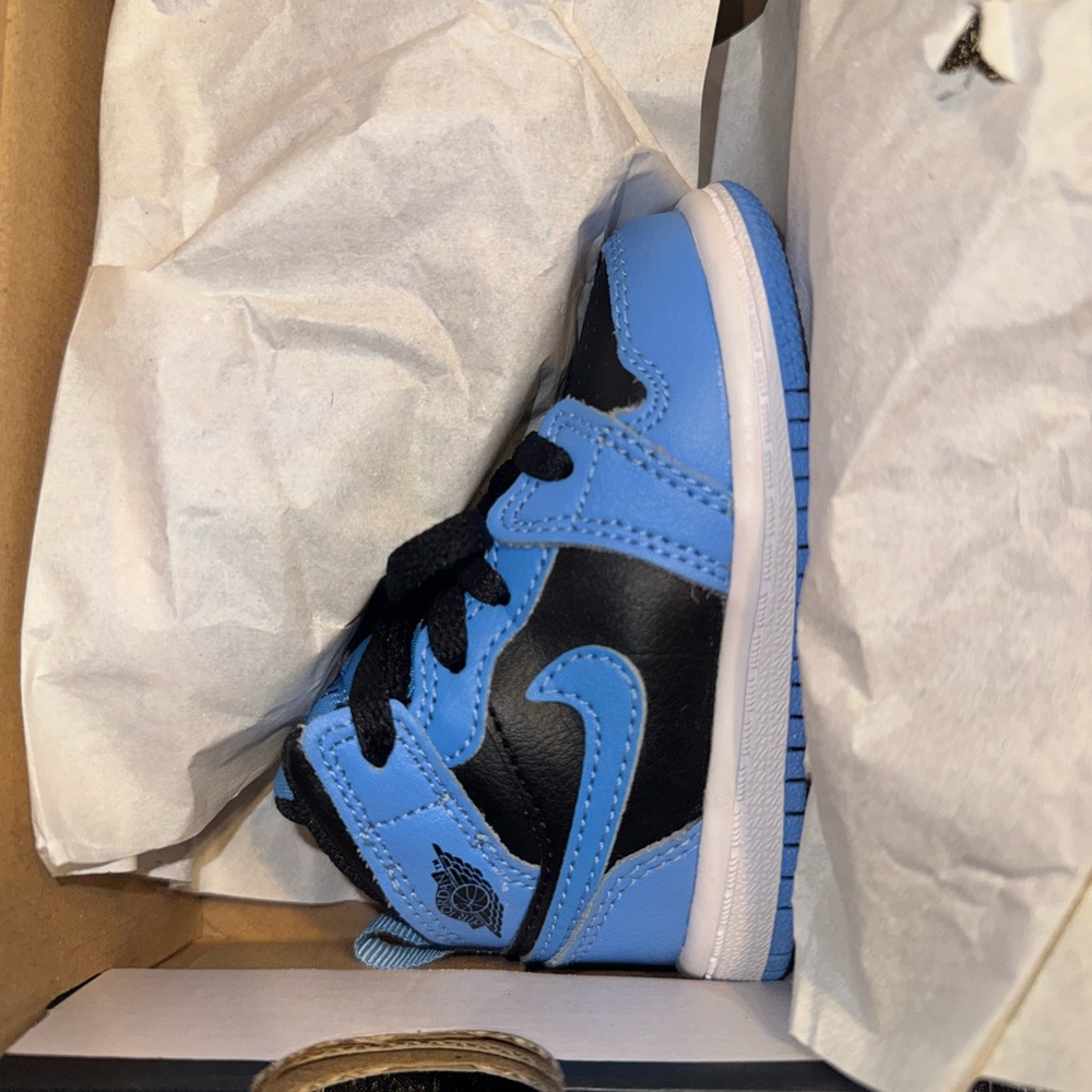Blue and Black Jordan 1